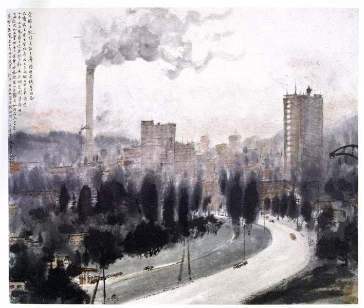 Gotwaldov, Czechoslovakia — Fu Baoshi