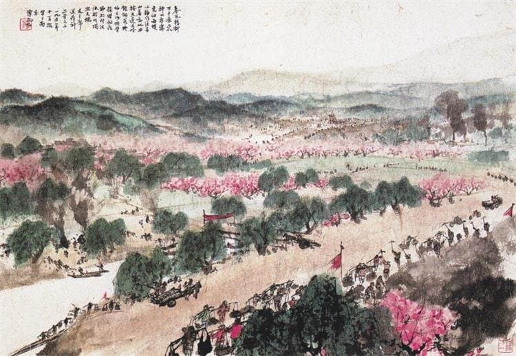 Saying Goodbye to the God of Disease — Fu Baoshi