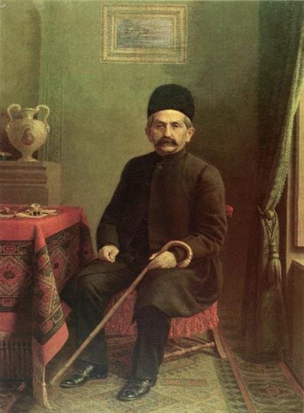 Portrait of Ali-Qoli Khan Bakhtiari — Kamal-ol-Molk