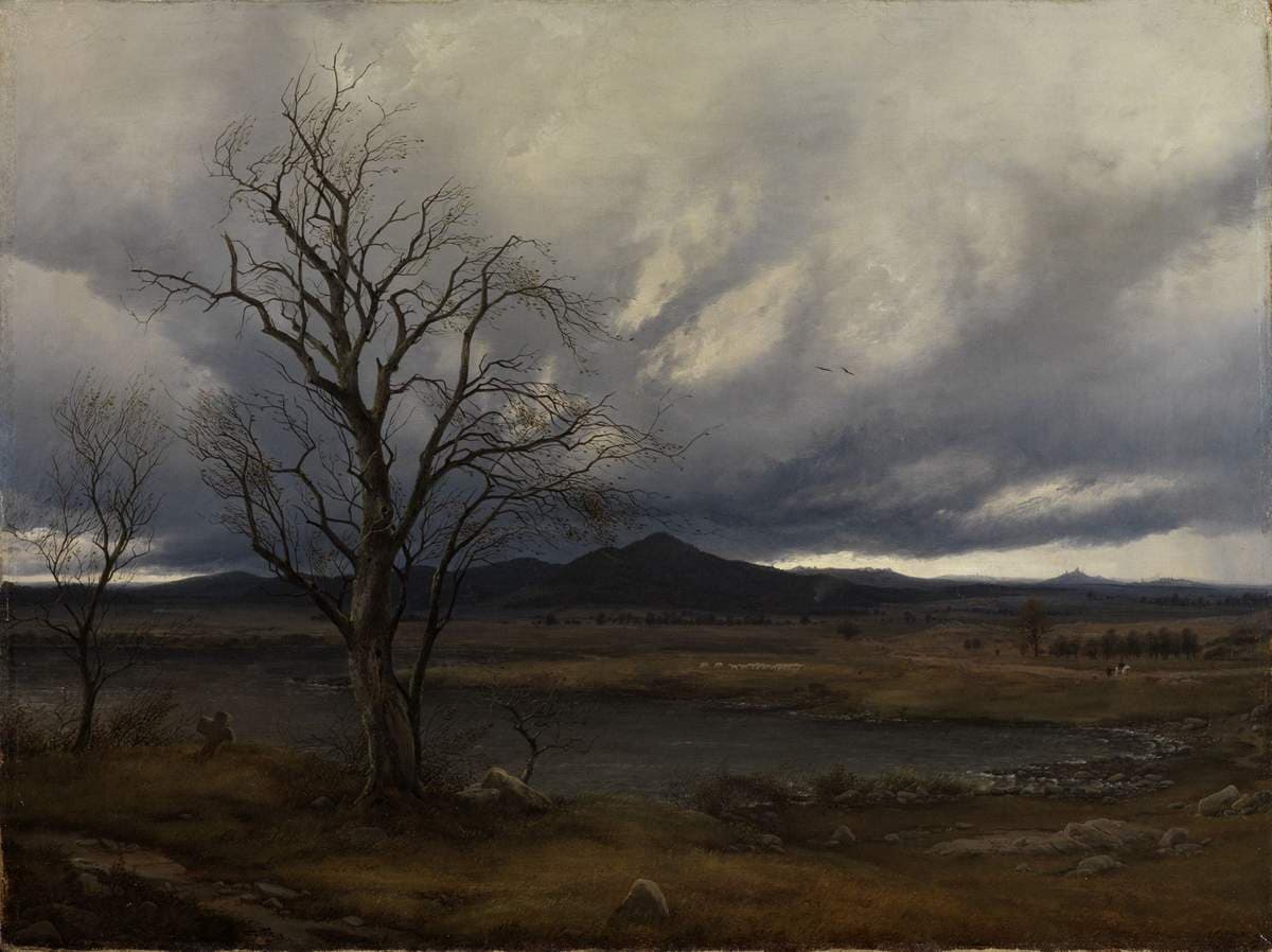 Landschaft mit aufziehendem Gewitter — Carl Julius von Leypold