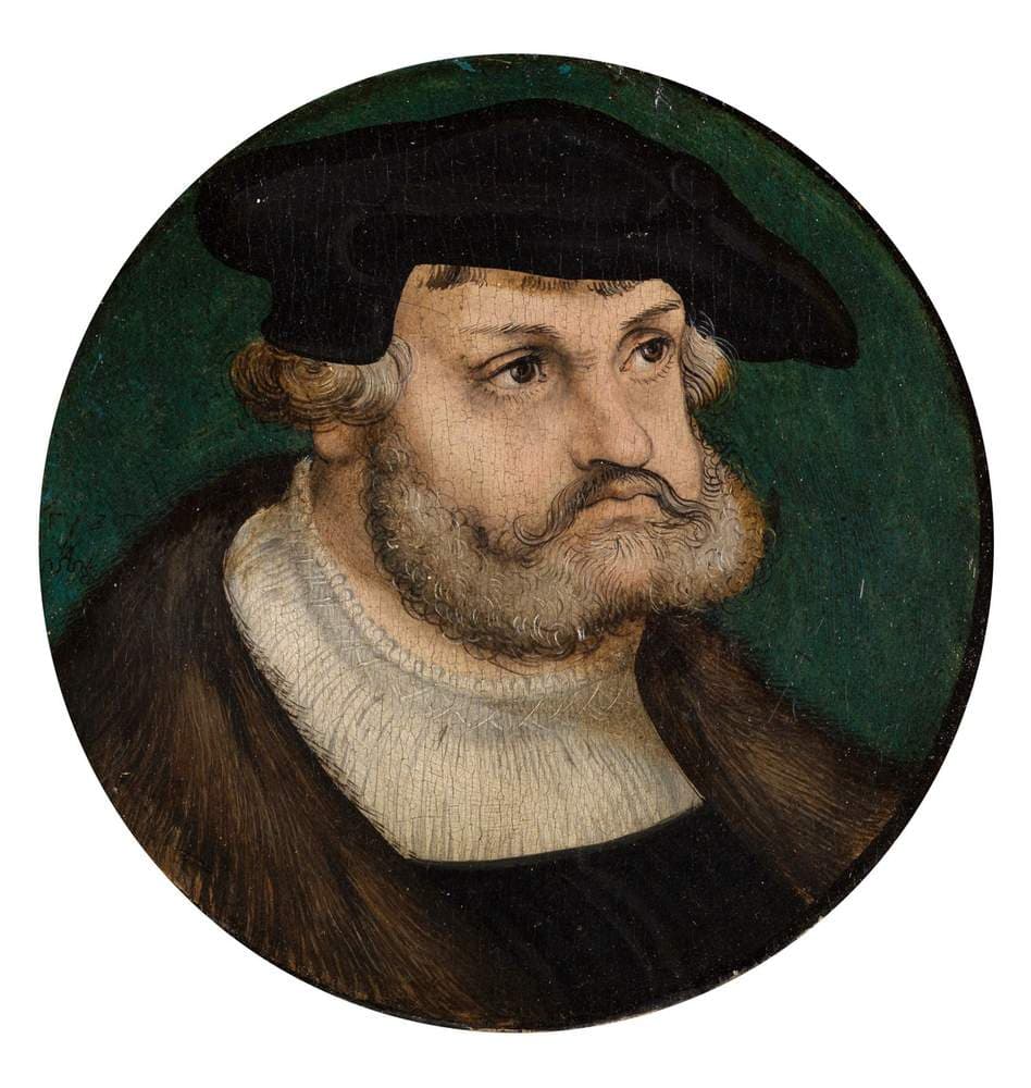 Portrait of Frederick the Wise, elector of Saxony — Lucas Cranach the Elder