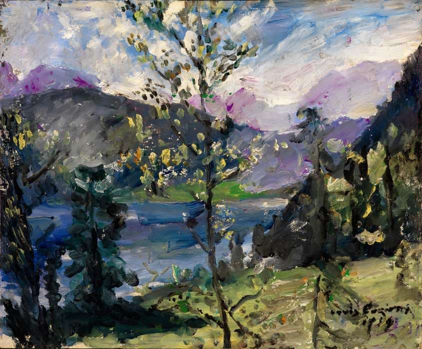 Landscape at the Walchensee — Lovis Corinth