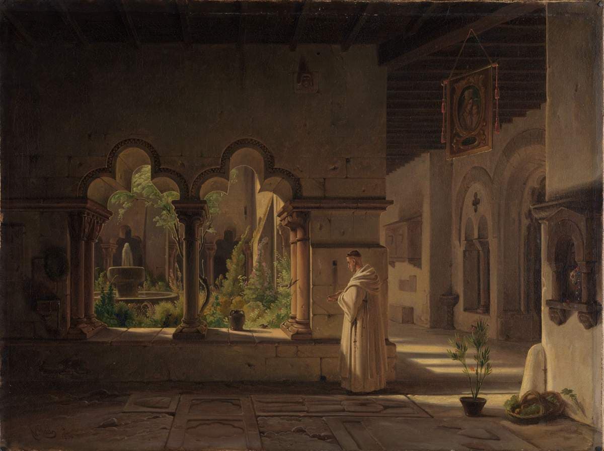 Kreuzgang in San Pablo zu Barcelona — Wilhelm Gail