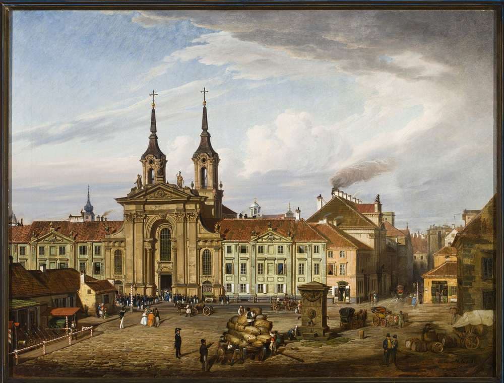 Krasiński Square and the Piarist church — Marcin Zaleski