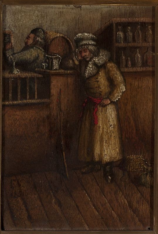 In a tavern — Franciszek Kostrzewski