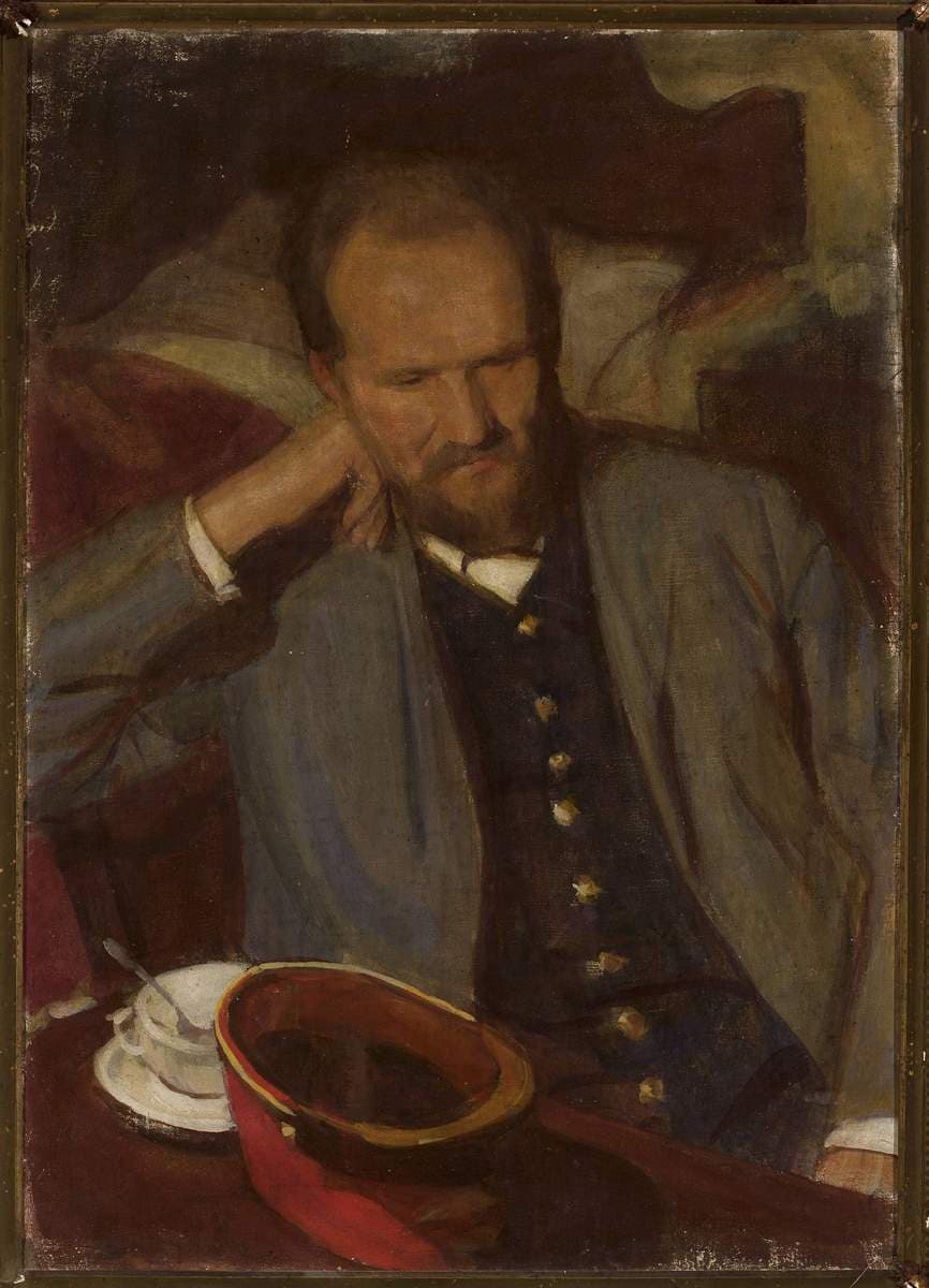 Portrait of Stanisław Florek, railway official — Wojciech Weiss