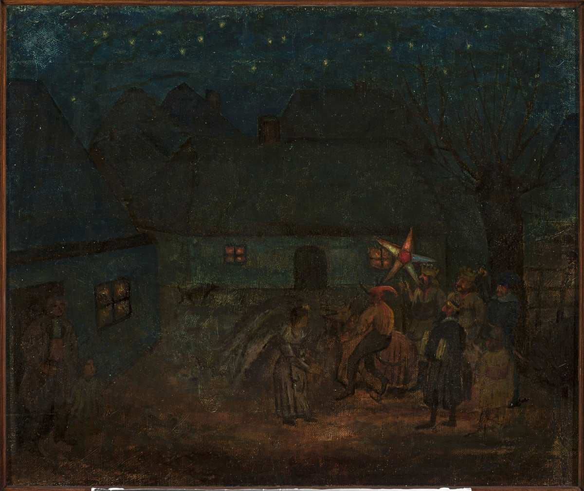Kraków crib — Tadeusz Makowski