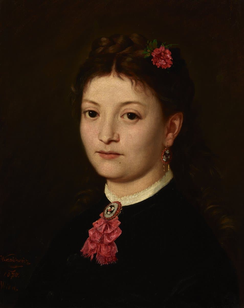 Portrait of a Young Woman — Antoni Kozakiewicz