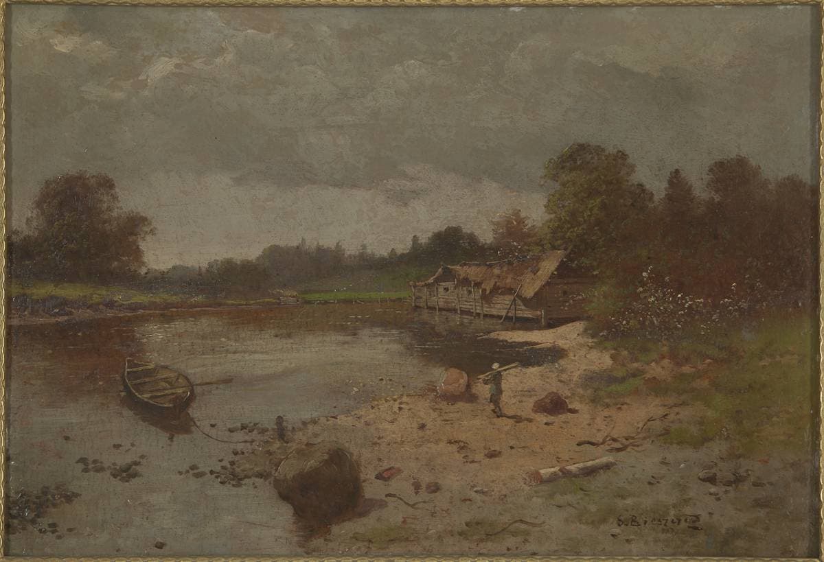 Landscape with a Pond — Seweryn Bieszczad