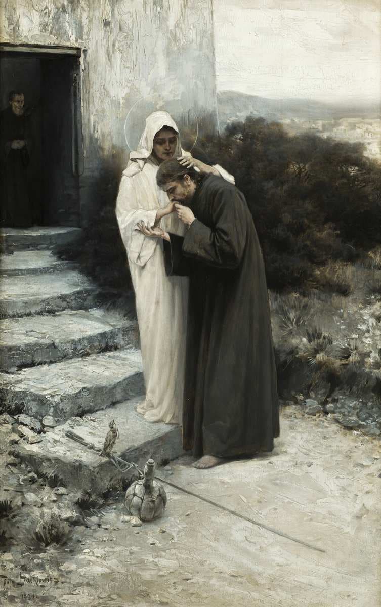 Our Lady Says Farewell to Christ. The Cycle "Legend of Our Lady" — Piotr Stachiewicz