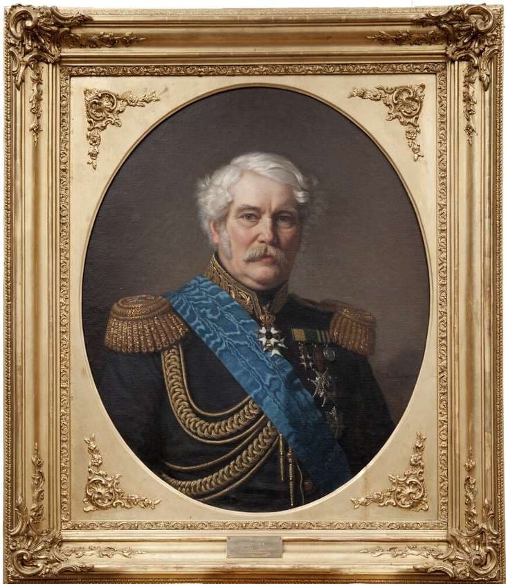 Johan Peter Lefrén (1784-1862), general, educationalist, politician, Married to Maria Antoinetta Hedman — Amalia Lindegren