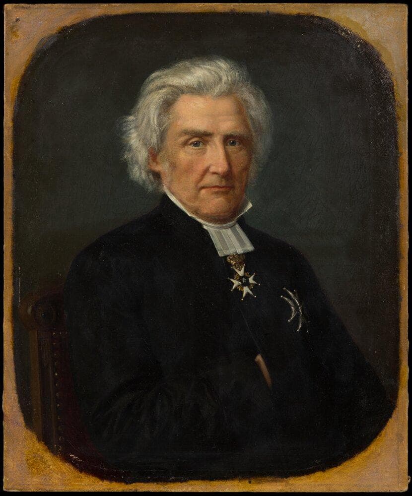 Peter Wieselgren (1800-1877), associate professor, dean, literature historian, temperance advocate, married to Mathilda Rosenqvist — Hilda Lindgren