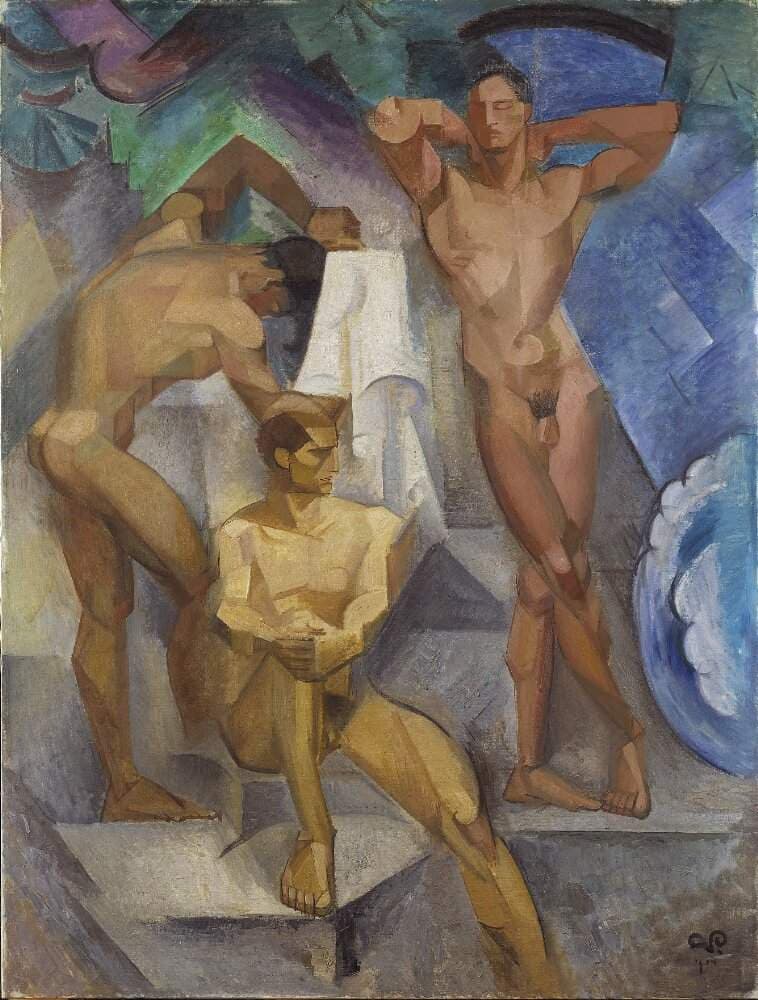 Youths Bathing — Georg Pauli