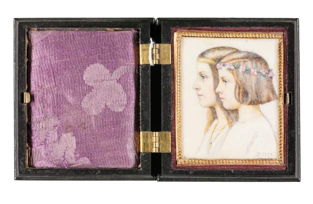 Loulou and Rigmor Lindborg, Editor and Author respectinely, the Artist´s Daughters, 1922 — Ingeborg Lindborg