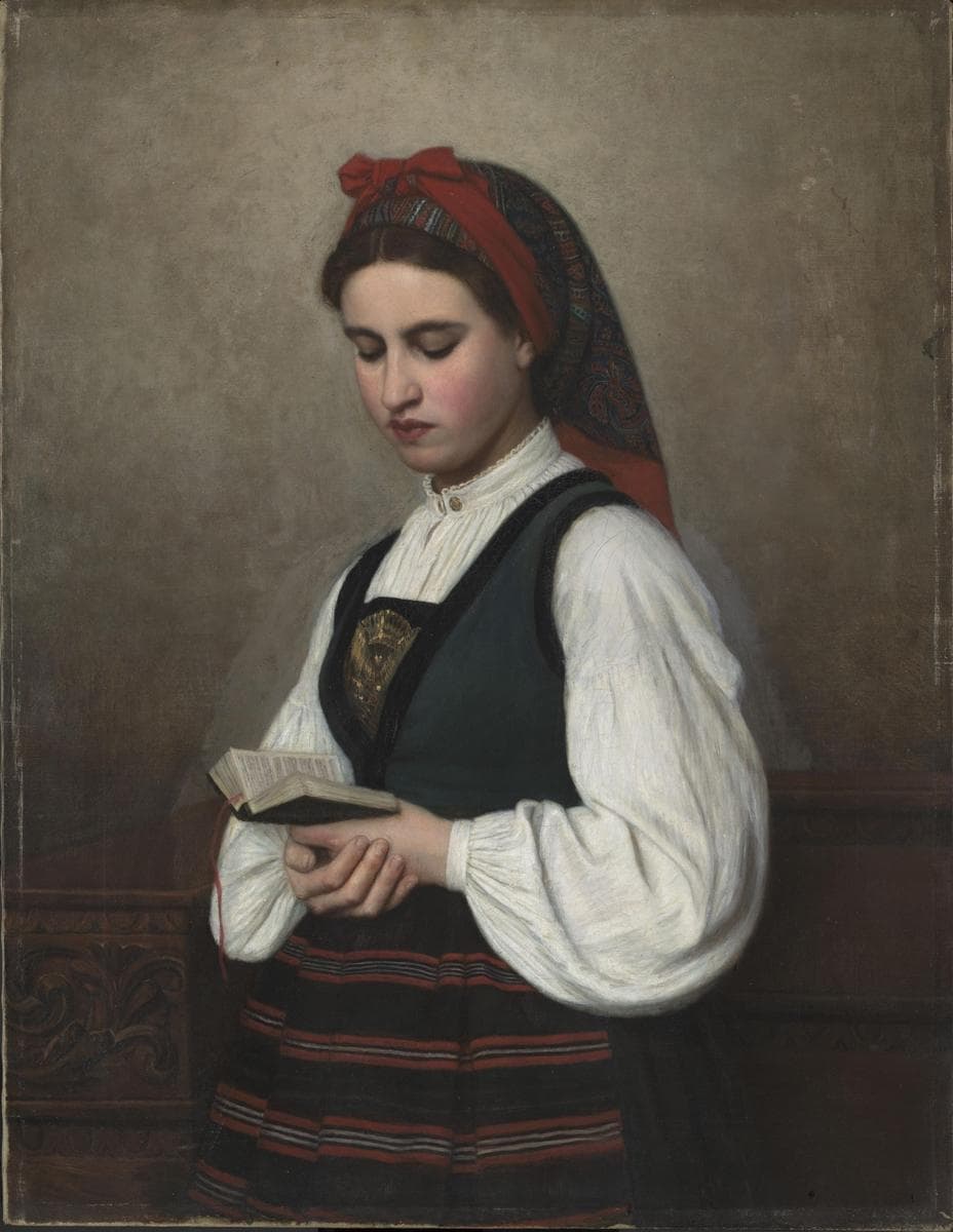 Woman in traditional Norwegian Costume — Christiane Schreiber