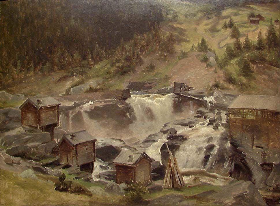 View from Nes in Hallingdal — Johan Fredrik Eckersberg