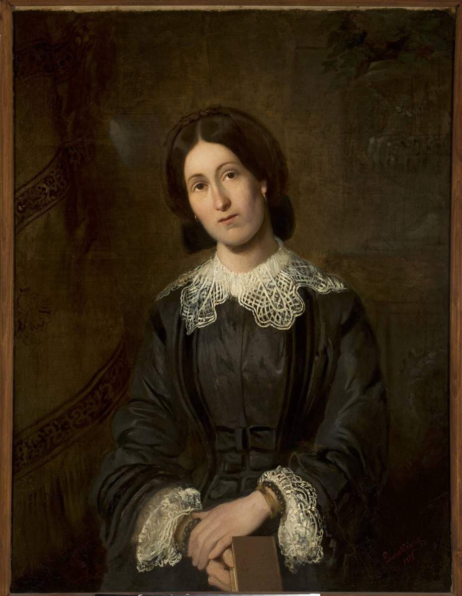 Portrait of Lucyna Łuszczkiewicz, artist’s sister — Władysław Łuszczkiewicz