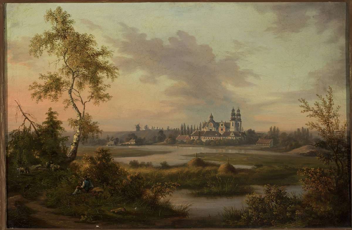Church and monastery in Ląd — Feliks Brzozowski