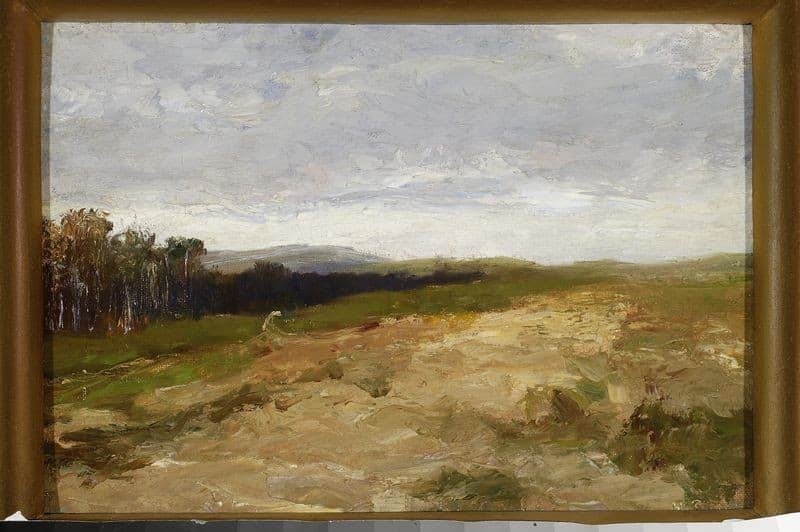Landscape with a birch grove — Maksymilian Gierymski