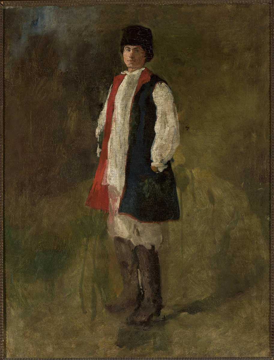 Peasant in the “sukmana” overcoat — Witold Pruszkowski