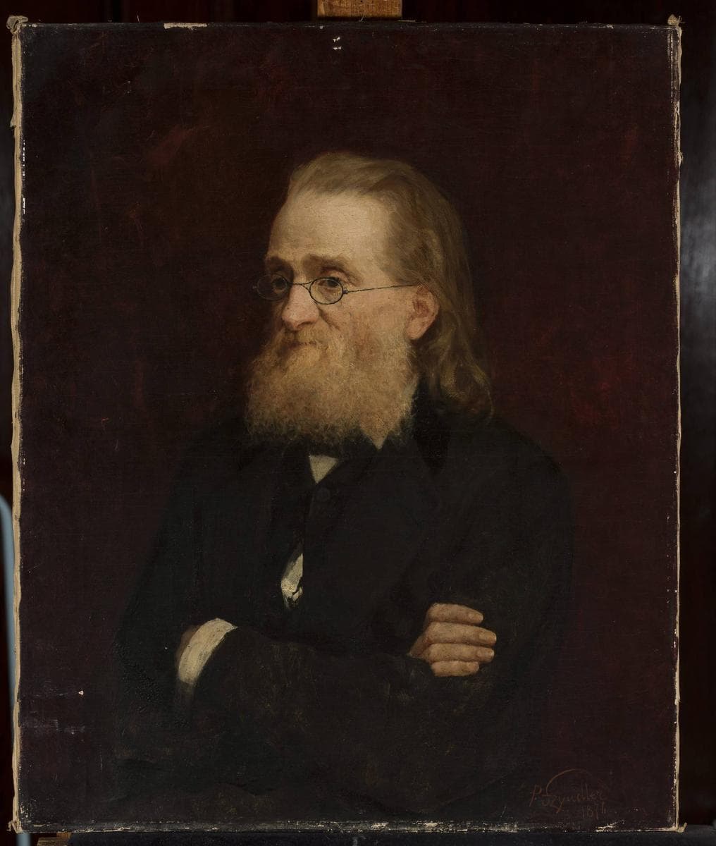 Portrait of Józef Wagner, head of the Press Department of the National Government — Pantaleon Szyndler