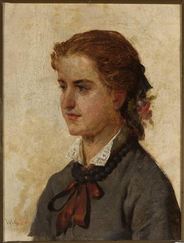 Portrait of a young girl — Wojciech Gerson