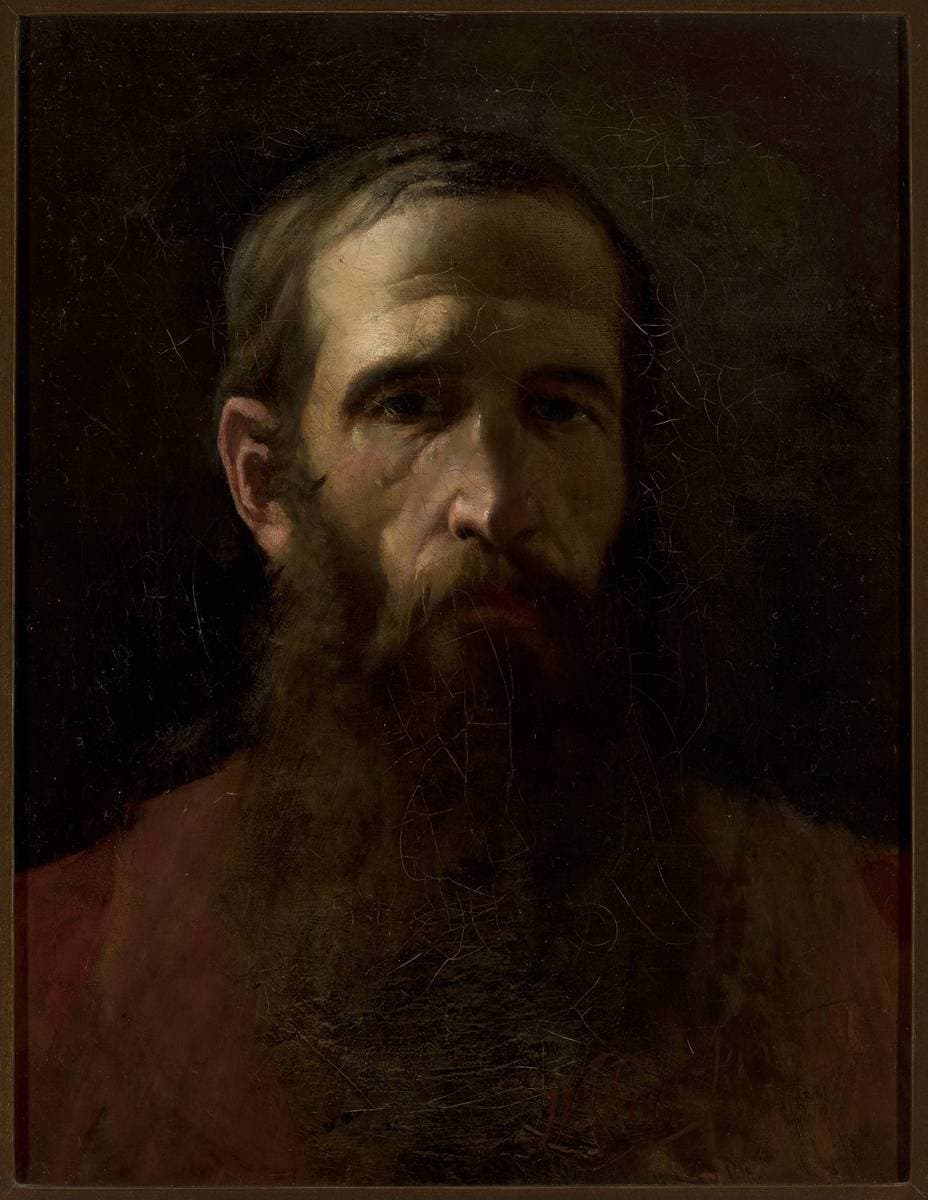 Portrait of Aleksander Gierymski — Witold Pruszkowski