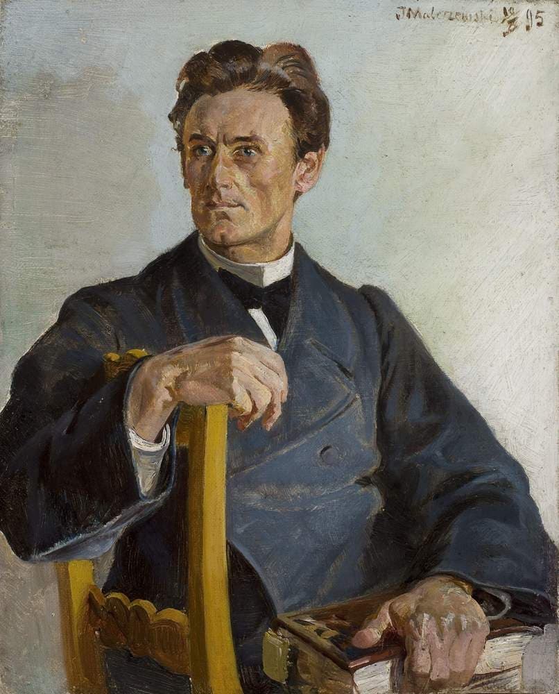 Portrait of priest Henryk Radomiński (1857–1933) — Jacek Malczewski