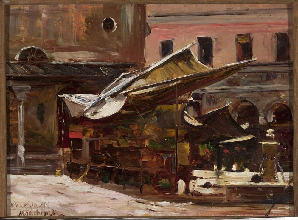From a fair in Italy – Venice — Marian Trzebiński