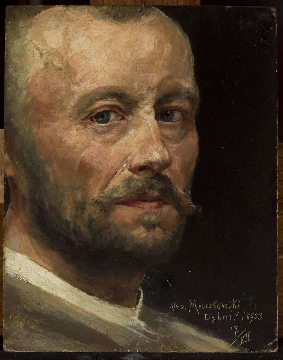 Self-portrait — Aleksander Mroczkowski