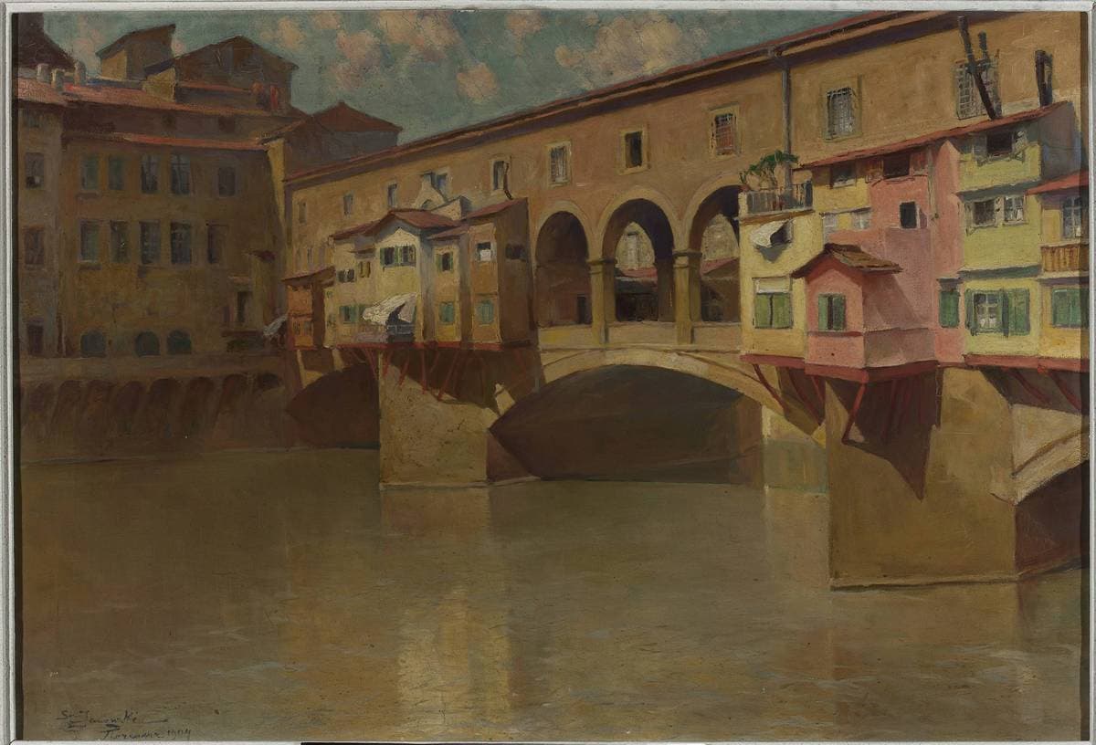 Bridge over the Arno River — Stanisław Janowski