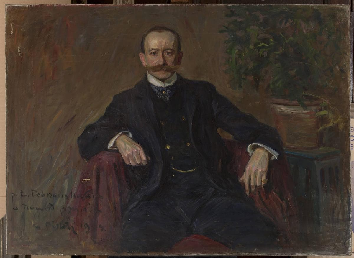 Portrait of Łukasz Dobrzański — Gustaw Pillati