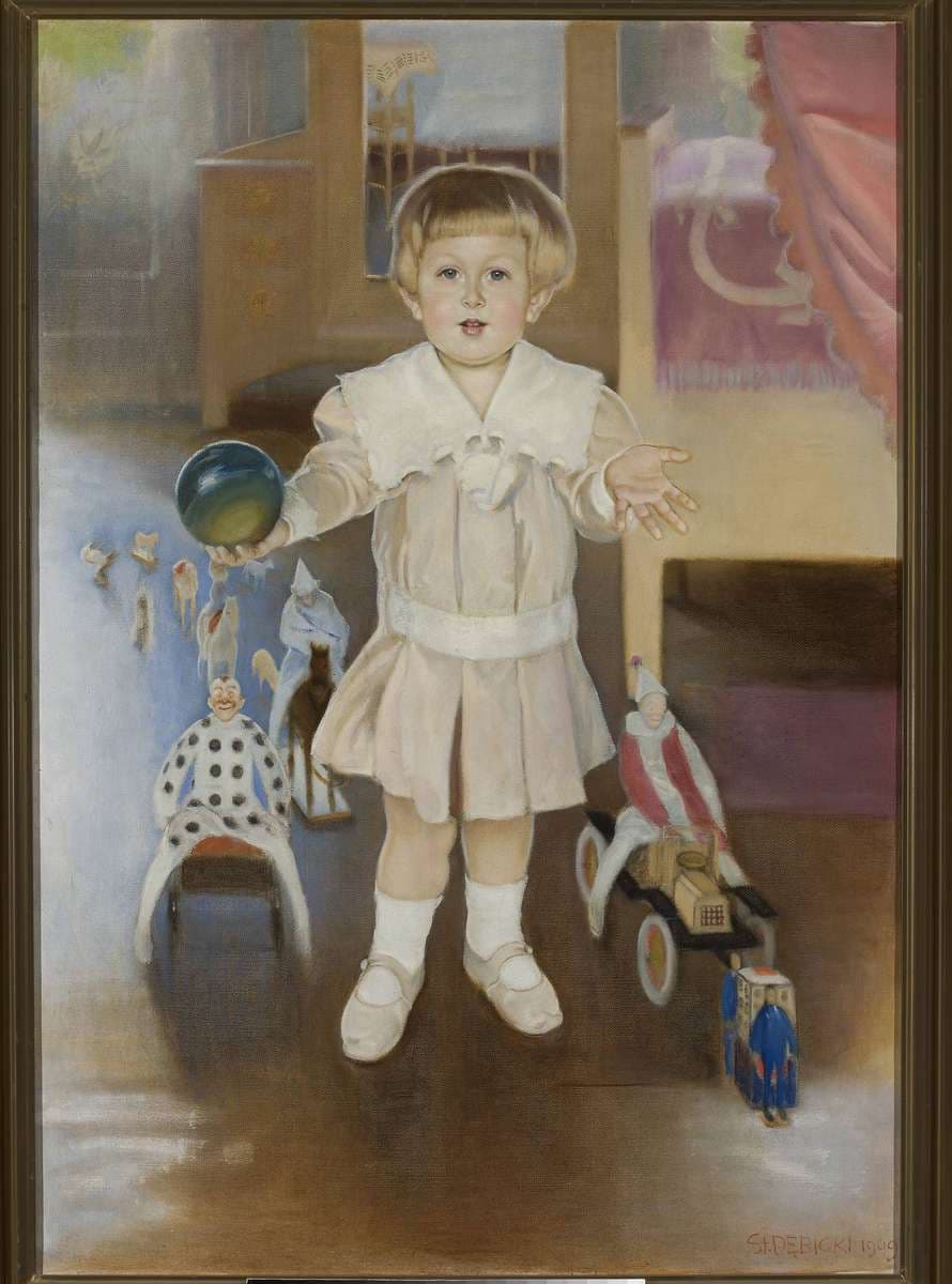Portrait of Adam Gubrynowicz (1906–?) as a child — Stanisław Dębicki