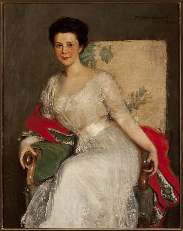 Portrait of Zofia Brzeska — Teodor Axentowicz