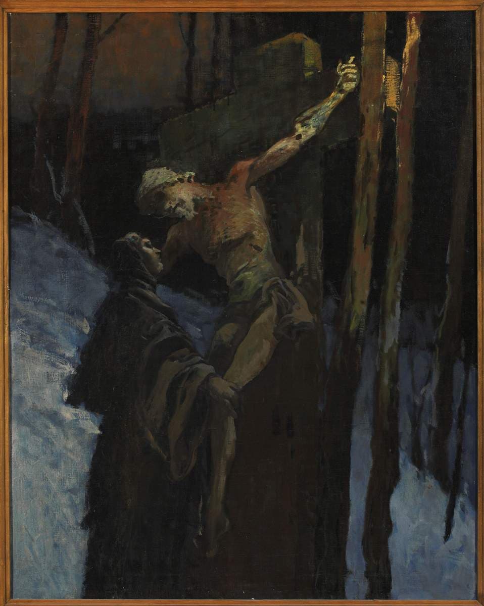 Christ on the cross — Władysław Wankie