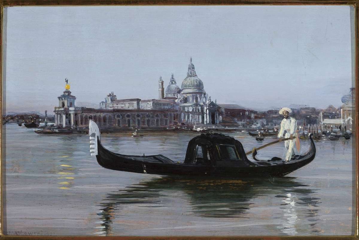 View of Venice. Santa Maria della Salute — Stanisław Masłowski