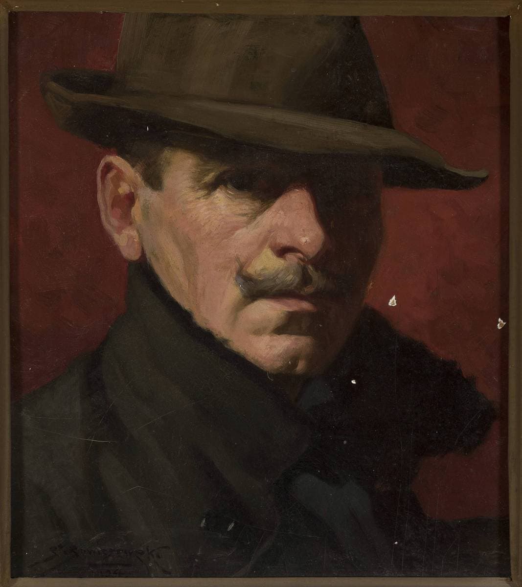 Self-portrait — Stanisław Sawiczewski