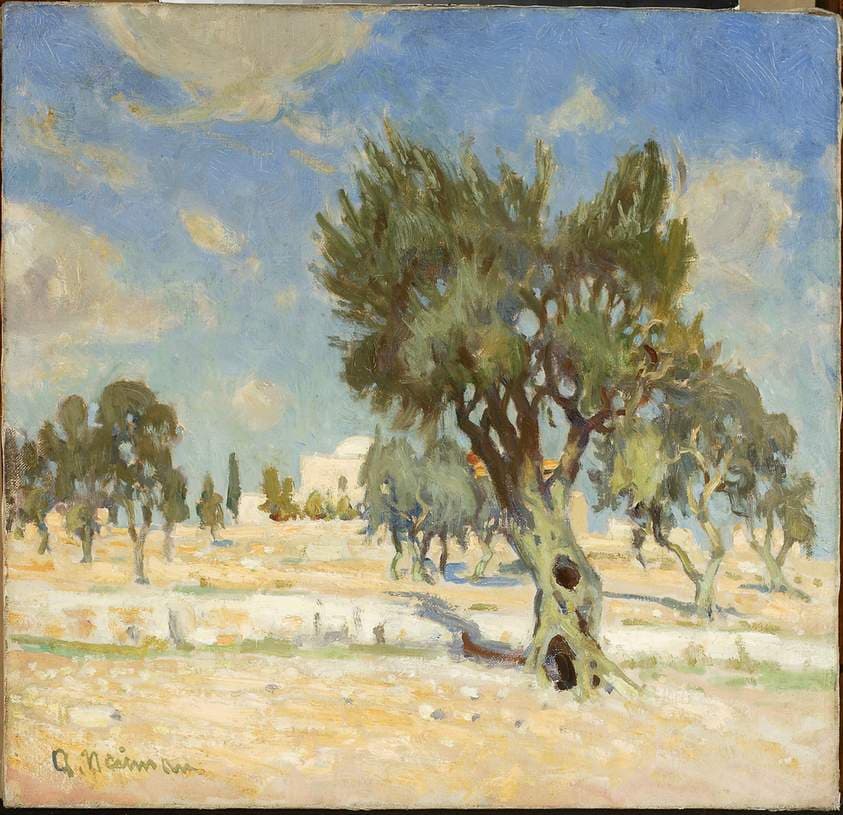 Olive trees near Jerusalem — Abraham Neumann