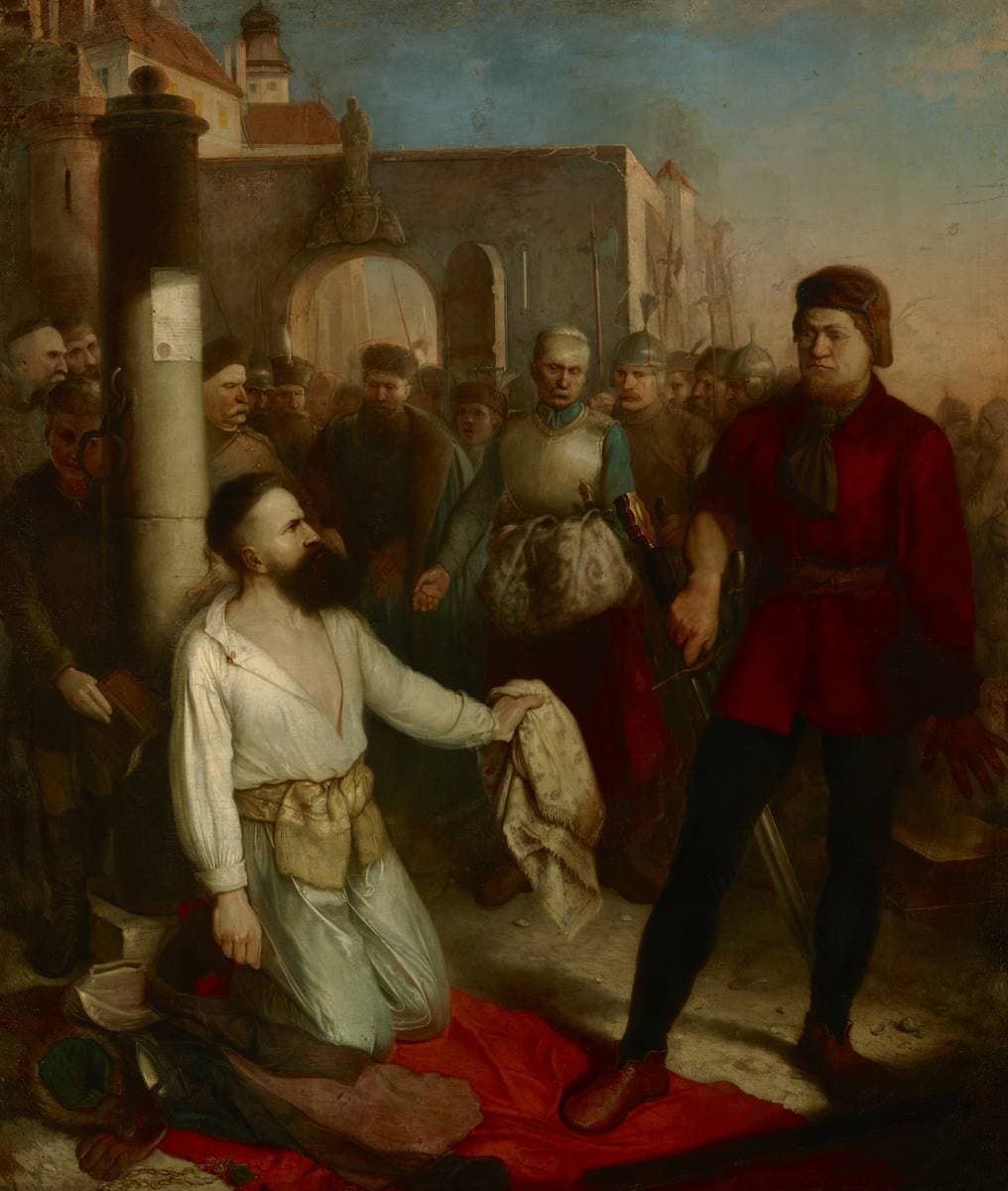 Decapitation of Samuel Zborowski — Władysław Łuszczkiewicz
