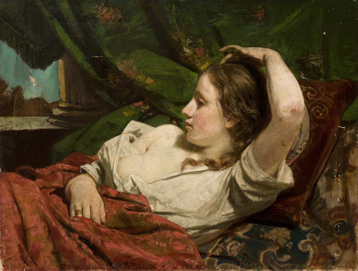 Reclining Girl — Tytus Pilecki