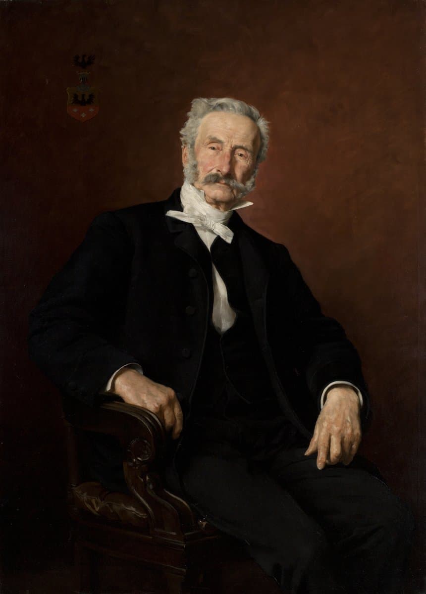 Portrait of Paweł Popiel — Kazimierz Pochwalski