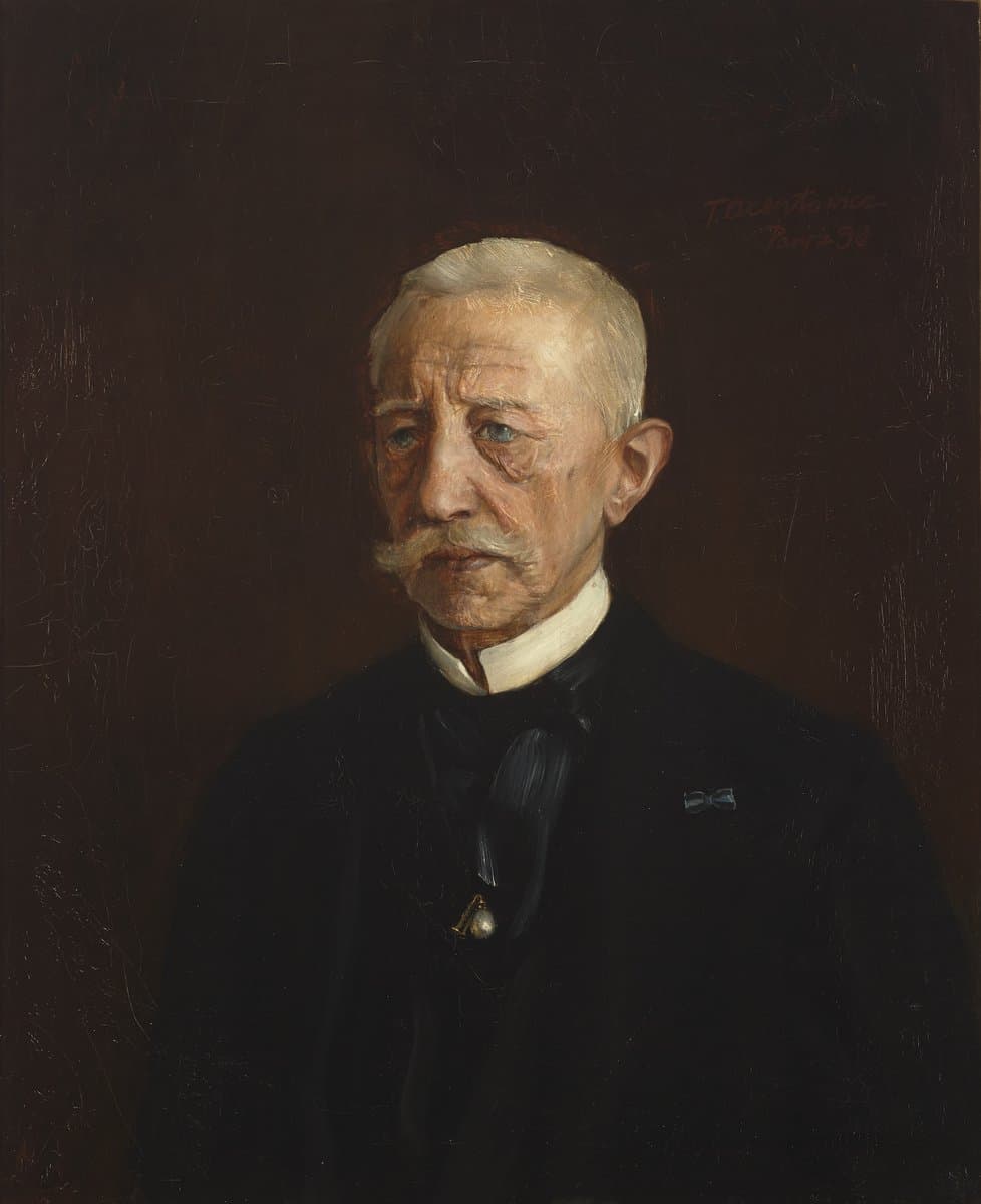 Portrait of Wiktor Osławski — Teodor Axentowicz
