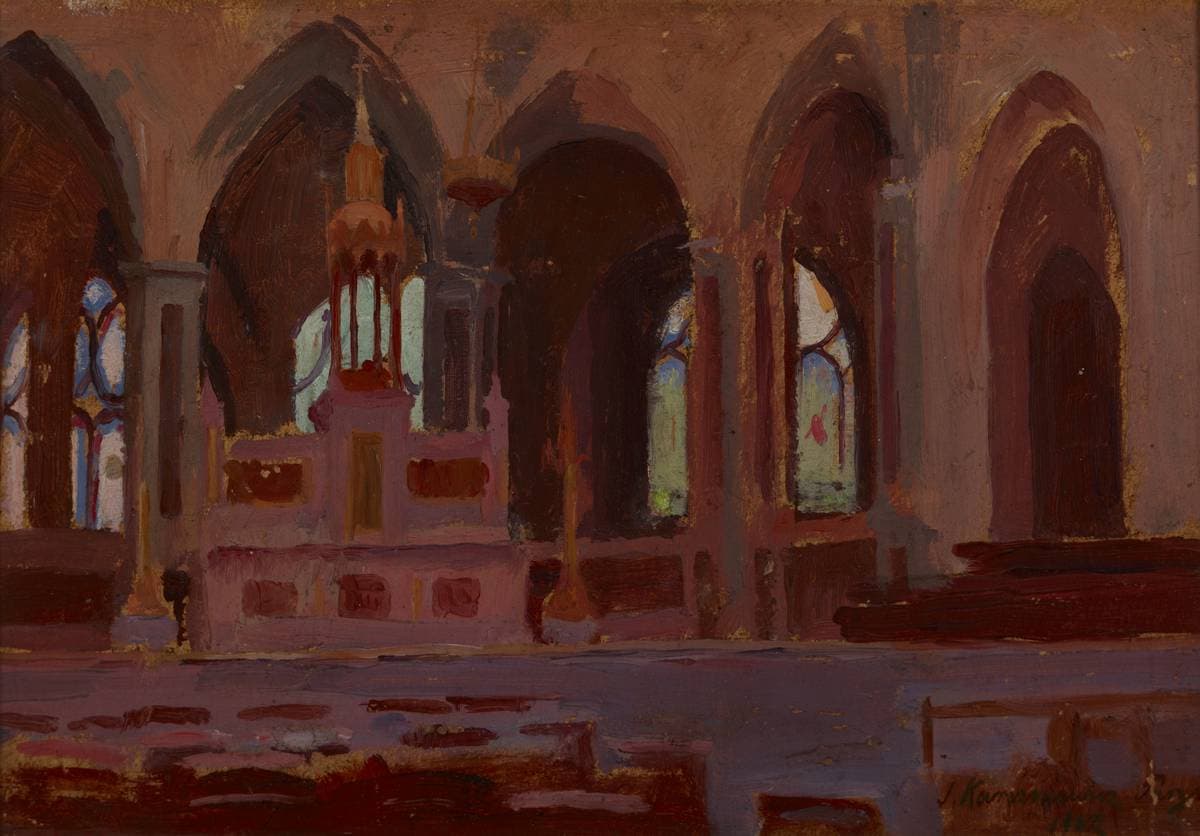 Interior of a Church — Jerzy Karszniewicz