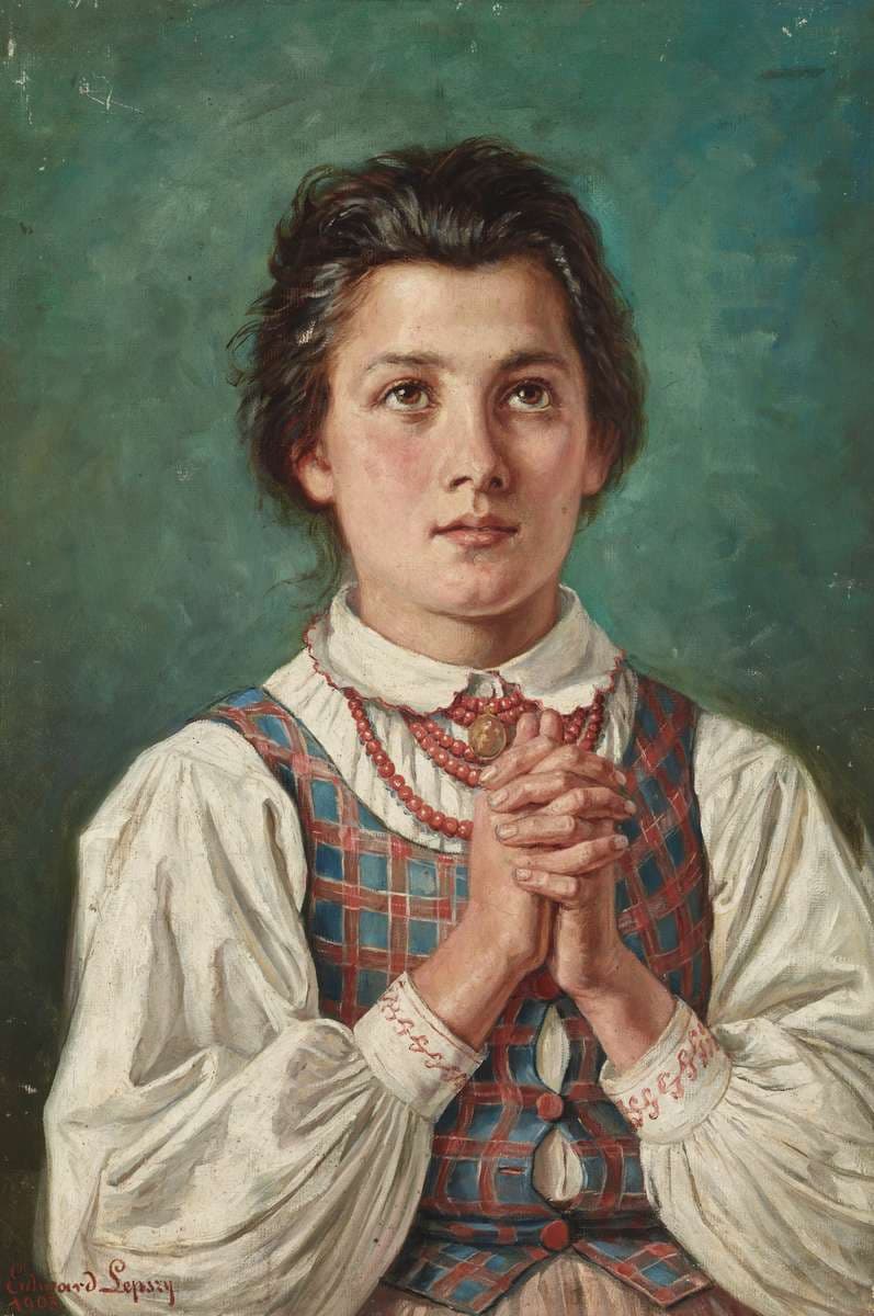 Study of a Girl — Edward Lepszy