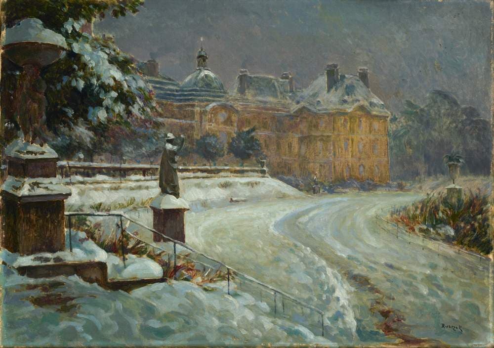 Luxembourg Palace in Snow — Jan Rubczak