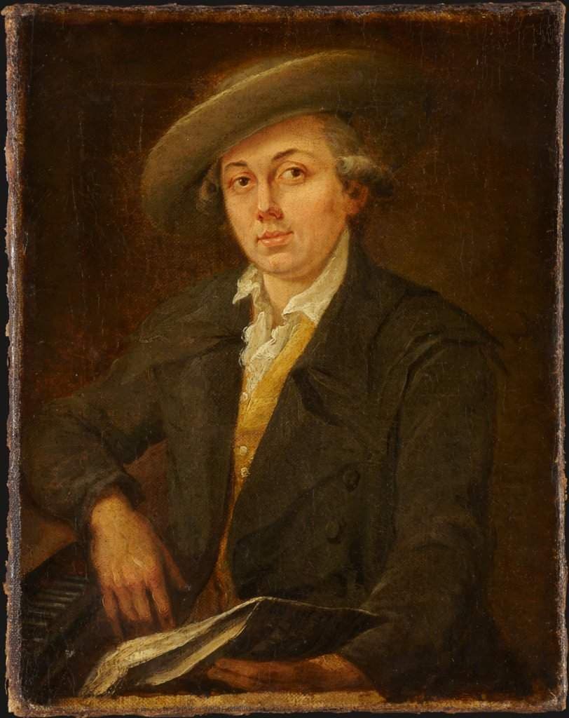 Portrait of a Musician (Portrait of the Composer Joseph Martin Kraus?) — Johann Georg Schütz