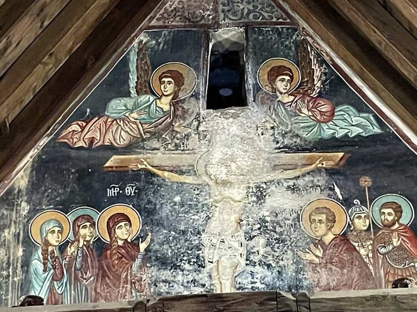 Crucifixion — Archangel Michael, Pedoulas — Minas of Marathasa