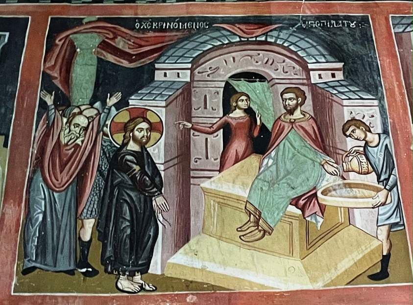 Christ before Pontius Pilate — Stavros tou Agiasmati — Philippos Goul