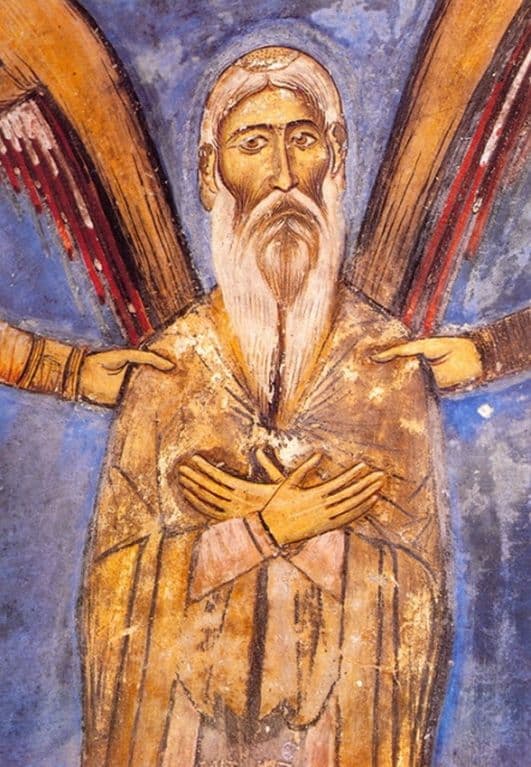 Fresco of a Saint — Theodore Apsevdis