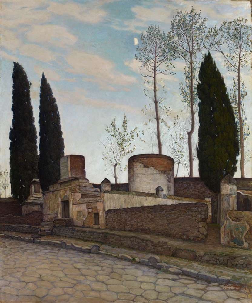 Street of Tombs in Pompeii — Werner von Hausen